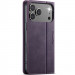 Фото Кожаный чехол-книжка CaseMe Velvet Matte для Apple iPhone 17 Pro Max / 18 Pro Max (6.9") (Purple) на vchehle.ua