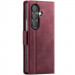 Фото Кожаный чехол-книжка CaseMe Velvet Matte для Samsung Galaxy Z Fold7 (Red) на vchehle.ua