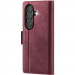 Фото Кожаный чехол-книжка CaseMe Velvet Matte для Samsung Galaxy Z Fold7 (Red) в магазине vchehle.ua