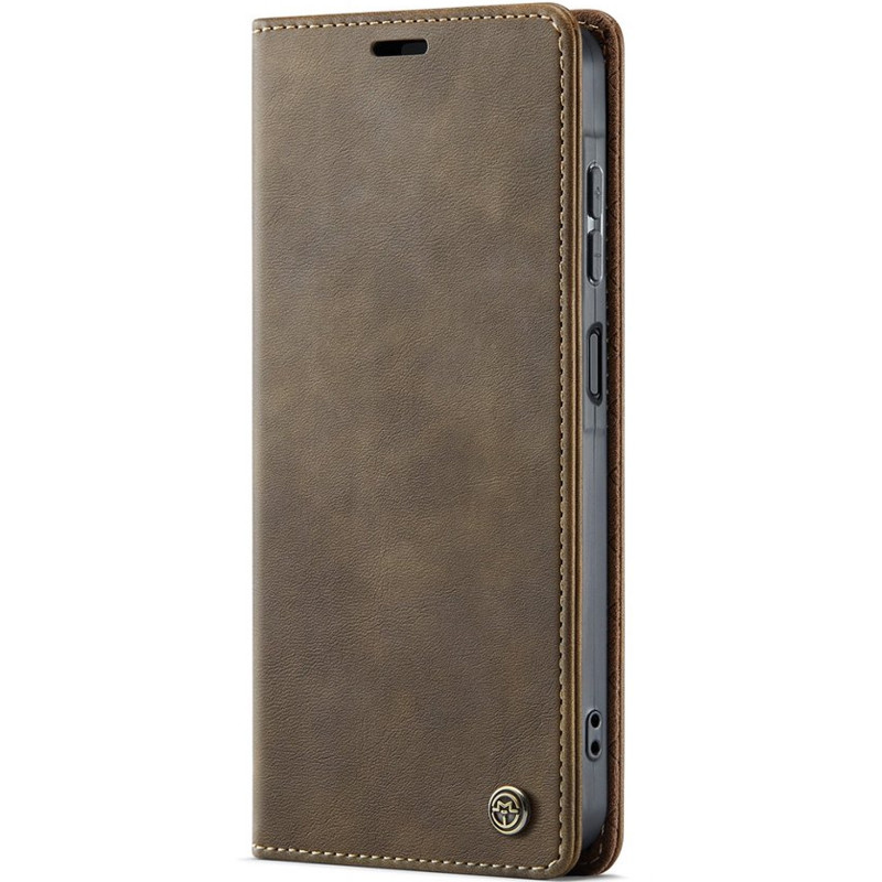 Шкіряний чохол-книжка CaseMe Velvet Matte для Samsung Galaxy A07 4G / A08 / A06 (Coffee)