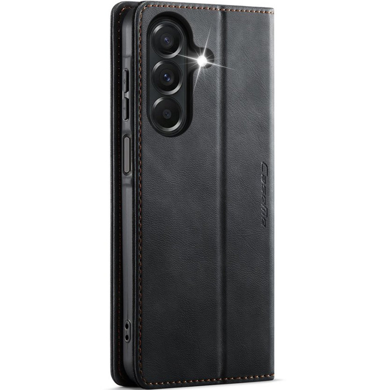Фото Кожаный чехол-книжка CaseMe Velvet Matte для Samsung Galaxy A27 (Black) на vchehle.ua