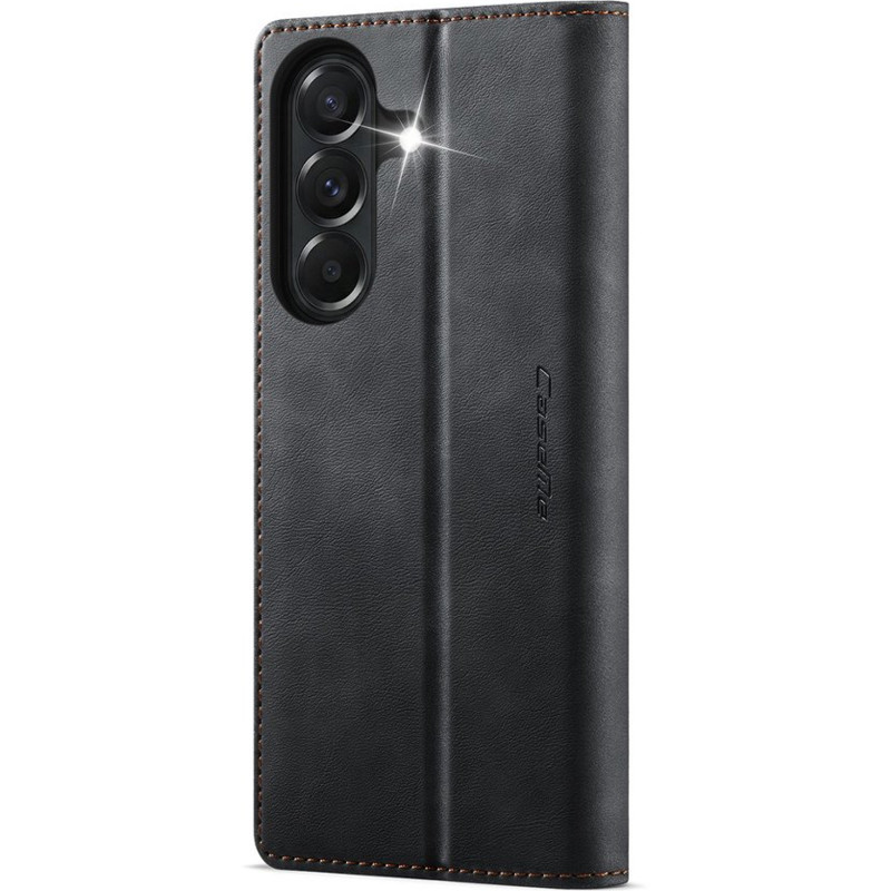 Фото Кожаный чехол-книжка CaseMe Velvet Matte для Samsung Galaxy A27 (Black) в магазине vchehle.ua