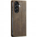 Фото Кожаный чехол-книжка CaseMe Velvet Matte для Samsung Galaxy A27 (Coffee) на vchehle.ua