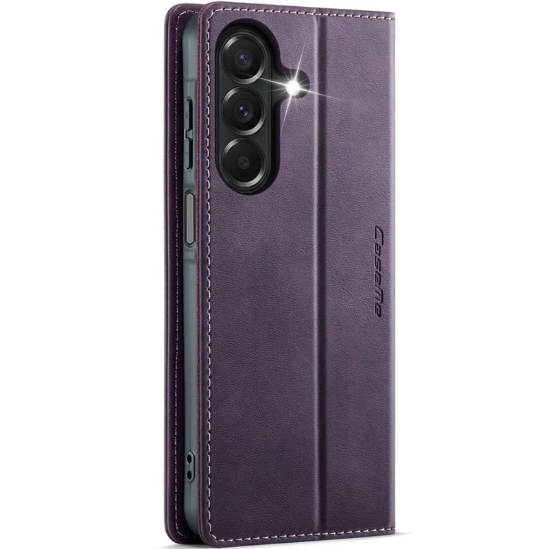 Фото Кожаный чехол-книжка CaseMe Velvet Matte для Samsung Galaxy A27 (Purple) на vchehle.ua