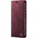 Кожаный чехол-книжка CaseMe Velvet Matte для Samsung Galaxy A27 (Red)