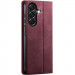 Фото Кожаный чехол-книжка CaseMe Velvet Matte для Samsung Galaxy A27 (Red) на vchehle.ua