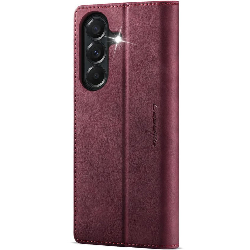 Фото Кожаный чехол-книжка CaseMe Velvet Matte для Samsung Galaxy A27 (Red) в магазине vchehle.ua