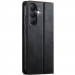 Фото Кожаный чехол-книжка CaseMe Velvet Matte для Samsung Galaxy S26 FE (Black) на vchehle.ua