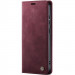 Кожаный чехол-книжка CaseMe Velvet Matte для Samsung Galaxy S26 FE (Red)