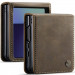 Фото Кожаный чехол-книжка CaseMe Velvet Matte для Samsung Galaxy Z Flip8 (Coffee) на vchehle.ua