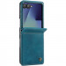 Кожаный чехол-книжка CaseMe Velvet Matte для Samsung Galaxy Z Flip8 (Green)