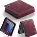 Фото Кожаный чехол-книжка CaseMe Velvet Matte для Samsung Galaxy Z Flip8 (Red) в магазине vchehle.ua