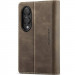 Фото Кожаный чехол-книжка CaseMe Velvet Matte для Samsung Galaxy Z Fold8 (Coffee) на vchehle.ua
