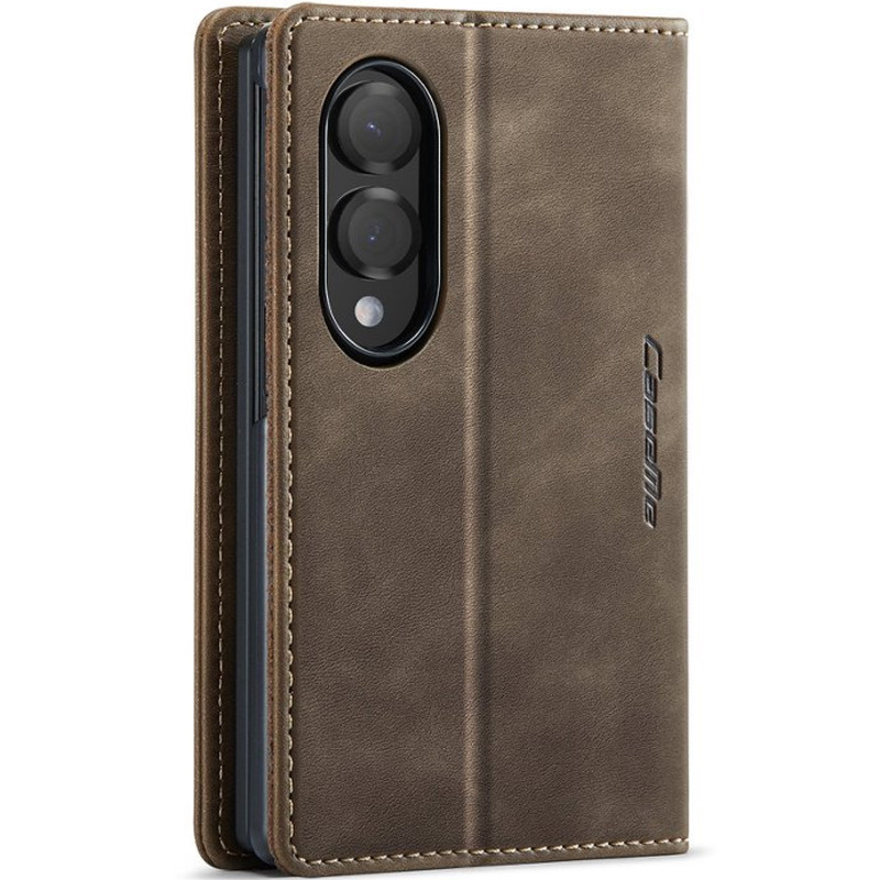Фото Кожаный чехол-книжка CaseMe Velvet Matte для Samsung Galaxy Z Fold8 (Coffee) в магазине vchehle.ua