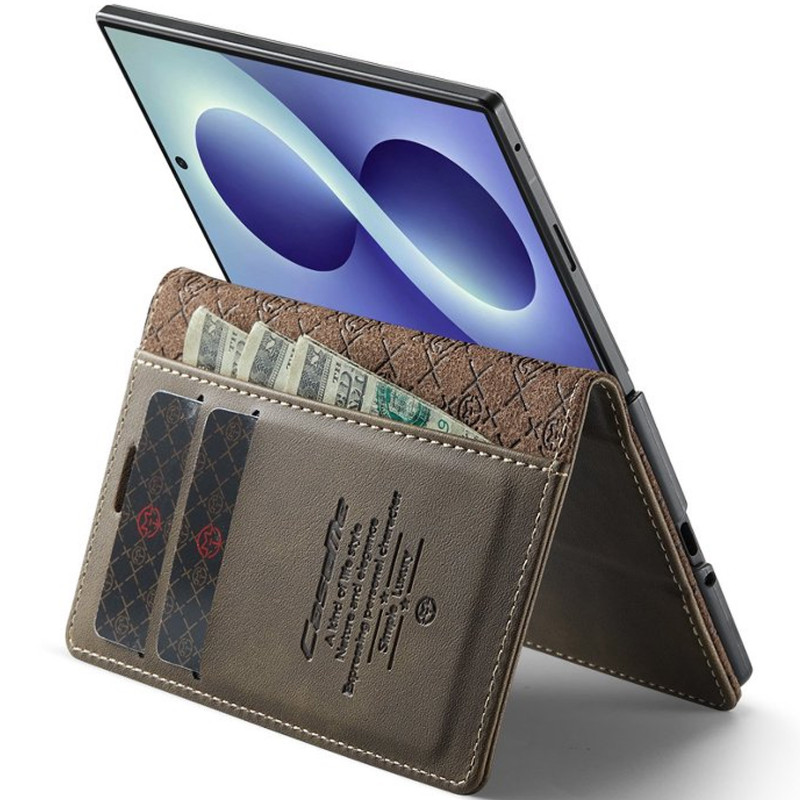Кожаный чехол-книжка CaseMe Velvet Matte для Samsung Galaxy Z Fold8 (Coffee) в магазине vchehle.ua