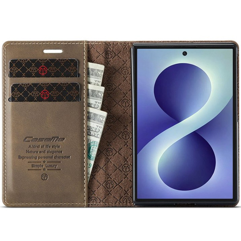 Заказать Кожаный чехол-книжка CaseMe Velvet Matte для Samsung Galaxy Z Fold8 (Coffee) на vchehle.ua