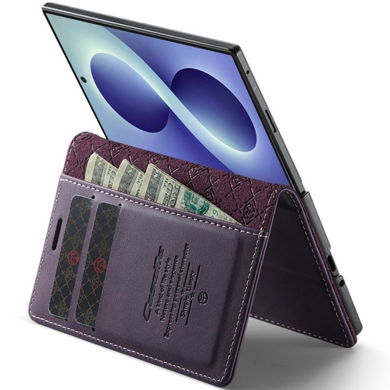 Заказать Кожаный чехол-книжка CaseMe Velvet Matte для Samsung Galaxy Z Fold8 (Purple) на vchehle.ua