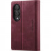 Фото Кожаный чехол-книжка CaseMe Velvet Matte для Samsung Galaxy Z Fold8 (Red) на vchehle.ua