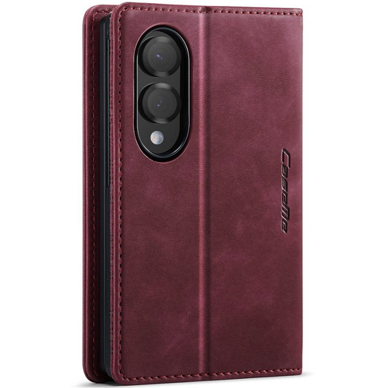 Фото Кожаный чехол-книжка CaseMe Velvet Matte для Samsung Galaxy Z Fold8 (Red) в магазине vchehle.ua