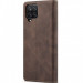 Фото Шкіряний чохол-книжка CaseMe Velvet Nubuck на Samsung Galaxy A12 / M12 (Coffee) в маназині vchehle.ua
