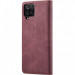 Фото Шкіряний чохол-книжка CaseMe Velvet Nubuck на Samsung Galaxy A12 / M12 (Red) в маназині vchehle.ua