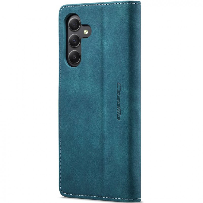 Кожаный чехол-книжка CaseMe Velvet Nubuck для Samsung Galaxy A24 4G (Green) в магазине vchehle.ua