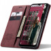 Кожаный чехол-книжка CaseMe Velvet Nubuck для Samsung Galaxy A24 4G (Red) в магазине vchehle.ua