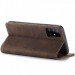 Купити Шкіряний чохол-книжка CaseMe Velvet Nubuck на Samsung Galaxy A36 5G / A37 5G / A56 5G (Coffee) на vchehle.ua