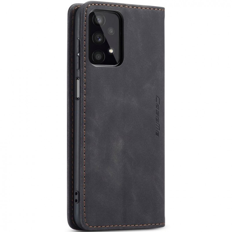 Купить Кожаный чехол-книжка CaseMe Velvet Nubuck для Samsung Galaxy A32 5G / M32 5G (Black) на vchehle.ua