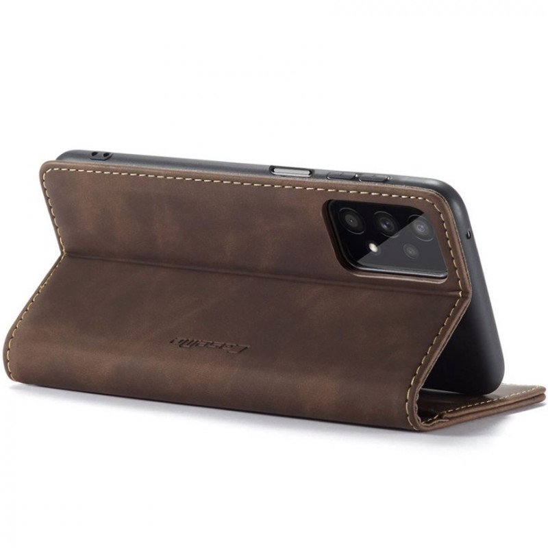 Купить Кожаный чехол-книжка CaseMe Velvet Nubuck для Samsung Galaxy A32 5G / M32 5G (Coffee) на vchehle.ua