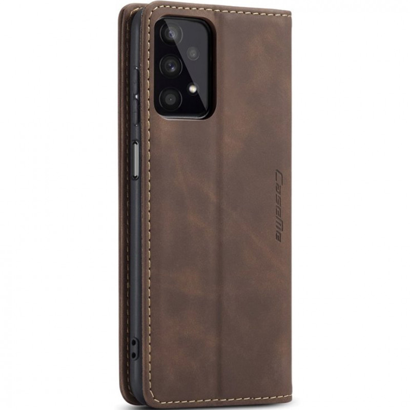 Заказать Кожаный чехол-книжка CaseMe Velvet Nubuck для Samsung Galaxy A32 5G / M32 5G (Coffee) на vchehle.ua