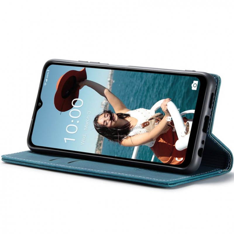 Фото Кожаный чехол-книжка CaseMe Velvet Nubuck для Samsung Galaxy A32 5G / M32 5G (Green) в магазине vchehle.ua