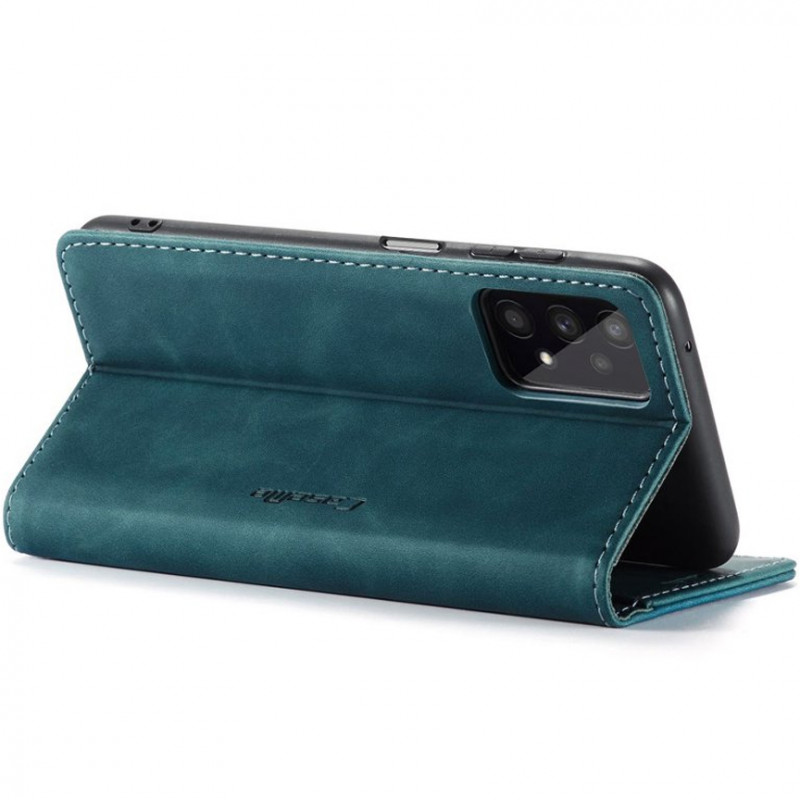 Купить Кожаный чехол-книжка CaseMe Velvet Nubuck для Samsung Galaxy A32 5G / M32 5G (Green) на vchehle.ua