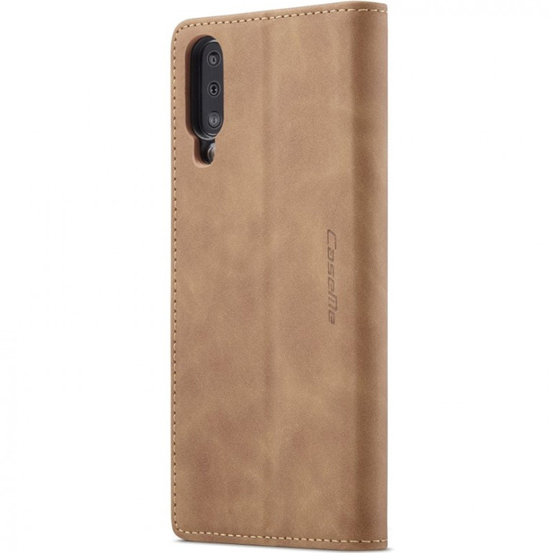 Фото Кожаный чехол-книжка CaseMe Velvet Nubuck для Samsung Galaxy A50 (A505F) / A50s / A30s (Brown) на vchehle.ua