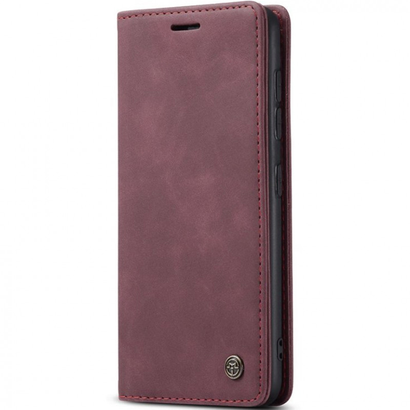 Кожаный чехол-книжка CaseMe Velvet Nubuck для Samsung Galaxy A50 (A505F) / A50s / A30s (Red)