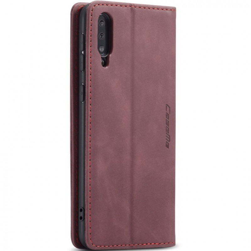Кожаный чехол-книжка CaseMe Velvet Nubuck для Samsung Galaxy A50 (A505F) / A50s / A30s (Red) в магазине vchehle.ua