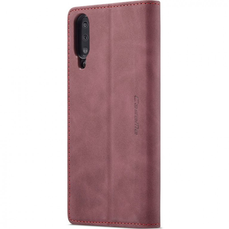 Купить Кожаный чехол-книжка CaseMe Velvet Nubuck для Samsung Galaxy A50 (A505F) / A50s / A30s (Red) на vchehle.ua