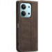 Кожаный чехол-книжка CaseMe Velvet Nubuck для Xiaomi Redmi 15C (Global) / Poco C85 (Global) (Coffee) в магазине vchehle.ua