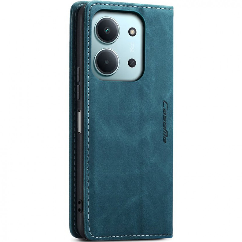 Кожаный чехол-книжка CaseMe Velvet Nubuck для Xiaomi Redmi 15C (Global) / Poco C85 (Global) (Green) в магазине vchehle.ua