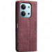 Кожаный чехол-книжка CaseMe Velvet Nubuck для Xiaomi Redmi 15C (Global) / Poco C85 (Global) (Red) в магазине vchehle.ua