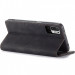 Кожаный чехол-книжка CaseMe Velvet Nubuck для Xiaomi Redmi Note 10 / Note 10s (Black) в магазине vchehle.ua