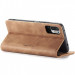 Купить Кожаный чехол-книжка CaseMe Velvet Nubuck для Xiaomi Redmi Note 10 / Note 10s (Brown) на vchehle.ua