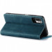 Купить Кожаный чехол-книжка CaseMe Velvet Nubuck для Xiaomi Redmi Note 10 / Note 10s (Green) на vchehle.ua