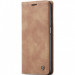 Кожаный чехол-книжка CaseMe Velvet Nubuck для Xiaomi Redmi Note 10 Pro / 10 Pro Max (Brown)