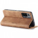 Купить Кожаный чехол-книжка CaseMe Velvet Nubuck для Xiaomi Redmi Note 10 Pro / 10 Pro Max (Brown) на vchehle.ua