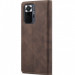 Кожаный чехол-книжка CaseMe Velvet Nubuck для Xiaomi Redmi Note 10 Pro / 10 Pro Max (Coffee) в магазине vchehle.ua
