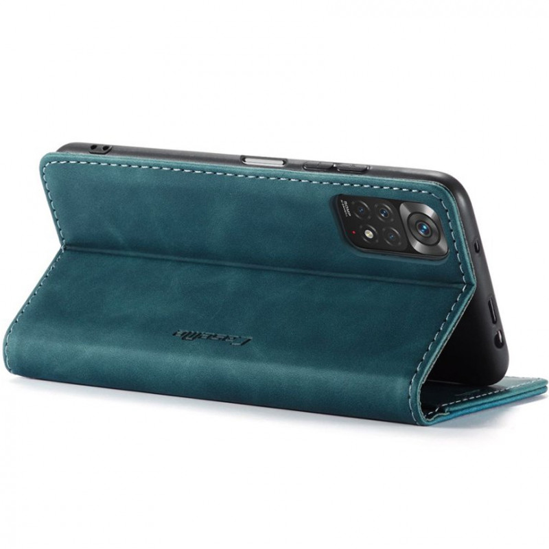 Заказать Кожаный чехол-книжка CaseMe Velvet Nubuck для Xiaomi Redmi Note 11 (Global) / Note 11S (Green) на vchehle.ua