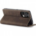 Кожаный чехол-книжка CaseMe Velvet Nubuck для Xiaomi Redmi Note 13 4G (Coffee) в магазине vchehle.ua