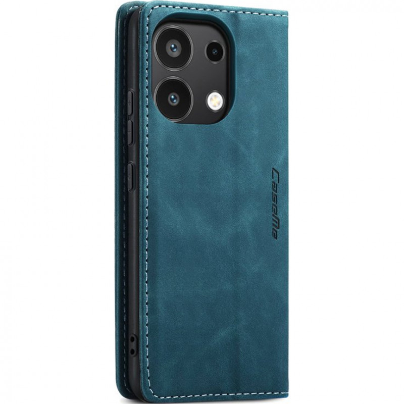 Купить Кожаный чехол-книжка CaseMe Velvet Nubuck для Xiaomi Redmi Note 13 4G (Green) на vchehle.ua