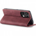 Заказать Кожаный чехол-книжка CaseMe Velvet Nubuck для Xiaomi Redmi Note 13 4G (Red) на vchehle.ua